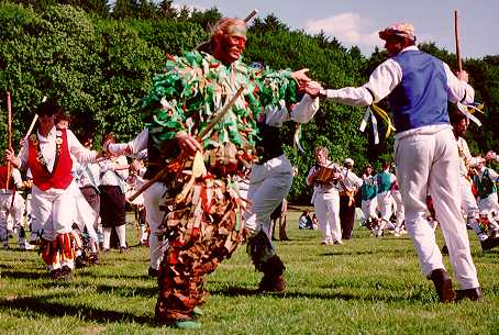 Ted Crane dancing Adderbury Morris